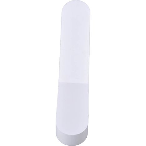 Lampe murale LED en aluminium pour brosse à dents, moderne minimaliste, salon chambre couloir décoration, extérieur jardin, design créatif (AC85-265V, lumière chaude, coque blanche 4W) (1/5)