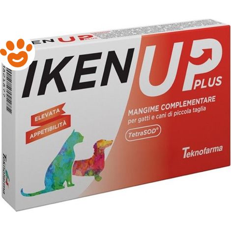 Teknofarma Dog&Cat Iken Up Plus Small - Confezione 40 Compresse -