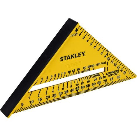 STANLEY STHT46012-0 QUICKSQUARE Dual Colour ABS Rafter Square 180mm STA046012
