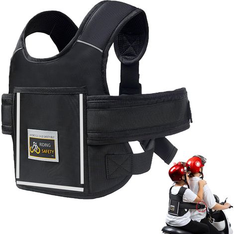 Ceinture de sécurité pour enfant - Réglable - Avec bandes réfléchissantes - Convient aux enfants de 2 à 12 ans (1/5)