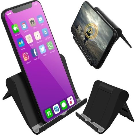 Trépied / Support pour téléphone et tablette - Portable et pliable (1/5)