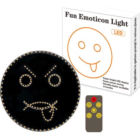 Panneau lumineux LED pour fenêtre arrière avec télécommande – (1/5)