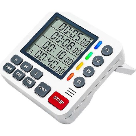 Minuteur à 4 canaux avec écran LCD pour la cuisine (1/5)