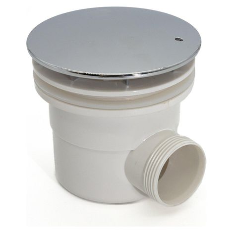 FugaFlow Eccelente Anta Bonde de receveur de douche - 90mm - chrome