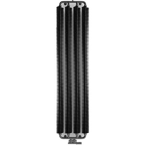 Radiateur eau chaude noir de 1740mm de haut et 390mm de large - 872 Watt - RIB1720/390VZXN