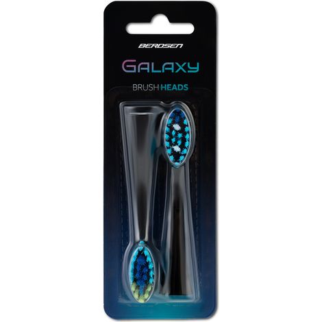 Cabezales de cepillo de dientes sónico Galaxy Berdsen, 2 piezas (1/4)