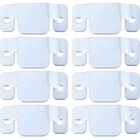 8 connecteurs pour meubles, boucles de fixation pour canapé, vis de fixation pour canapé, supports (1/5)