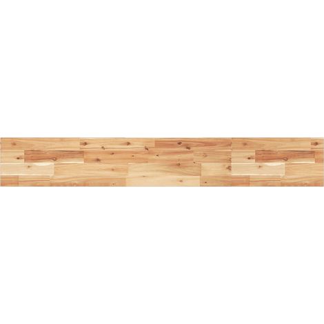 Maison Exclusive - Schweberegal 140x20x2 cm Massivholz Akazie Ölb