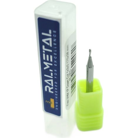 Frez VHM 1P Taglio verso il basso 1 x 3 x 3,175 x 38 mm (1/4)