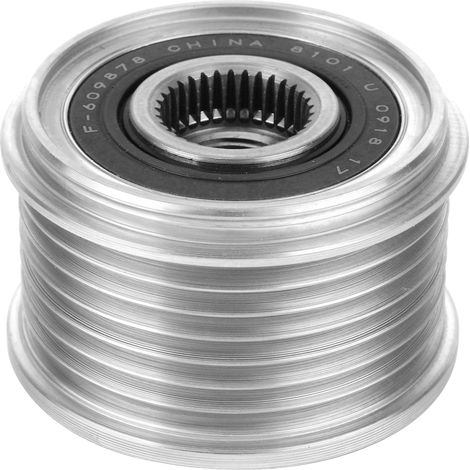 Poulie d'alternateur à roue libre F-609878, fonte, composant moteur pour Nissan Tiida (1/5)