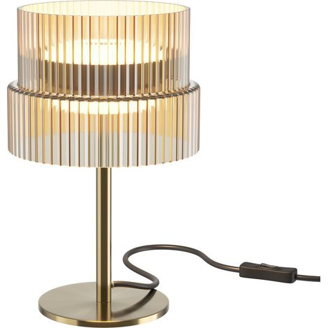 Maytoni Scala Lampe de table en verre LED Scala, bronze 3000K