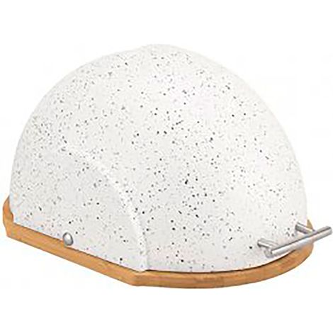Boîte à pain Maestro MR 1678G blanc bois bambou 37 5 cm (1/5)