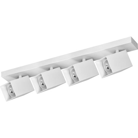 Orno KUBAR SP 4 lámpara de techo blanca moderna
