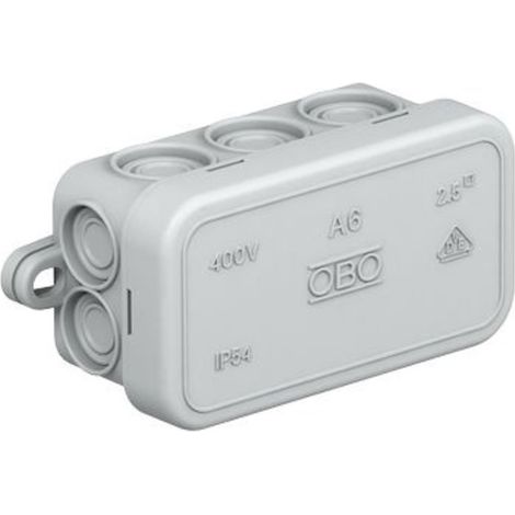 Boîte de dérivation 80x43x34mm – Protection IP54 – Pour surfaces sèches – Lot de 10 unités – Alliancelec