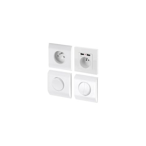 AUTRES Prises et interrupteurs encastrables Interrupteur va et vient - 2 boutons
