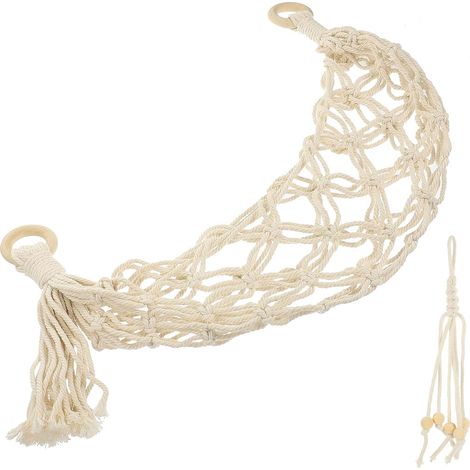 Panier suspendu FOMIYES, de comptoir gain place, hamac en coton fait main, créatif et simple (1/5)