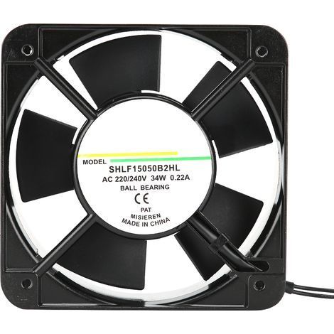 Ventilatore da 15 cm per impianti industriali, forni e quadri elettrici (220 V-240 V) (1/5)