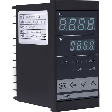 CH402 AC85‑264V Contrôleur de température PID intelligent haute précision Relais thermostat Entrée TC/RTD (1/5)