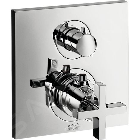 hansgrohe AXOR Citterio Thermostat encastré avec robinet d'arrêt, (1/3)