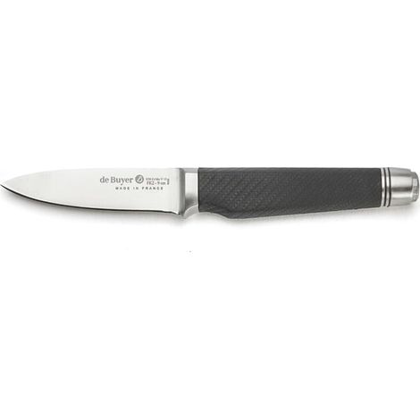 DE BUYER Coltello da Cucina, Lama, 4282.09, Acciaio Inossidabile, Nero, Lunghezza 9 cm (1/5)