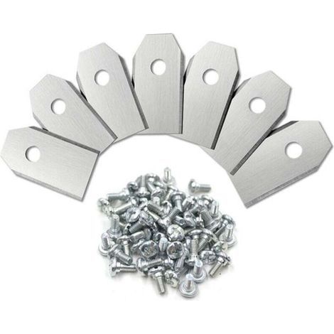 Lames de rechange pour tondeuse robotisée 0,75 mm (lot de 45) pour Husqvarna, Gardena, compatibles avec la tondeuse robotisée Segway Navimow (1/4)