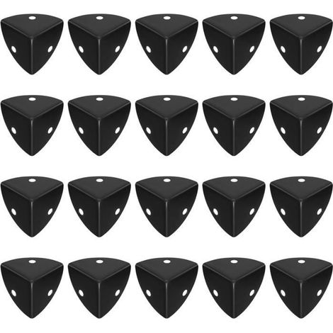20Pcs Protection Coin de Table en Métal, Protection Angle Metal, Protecteurs d'angle en Métal, Protection Coin Meuble en Métal (1/4)