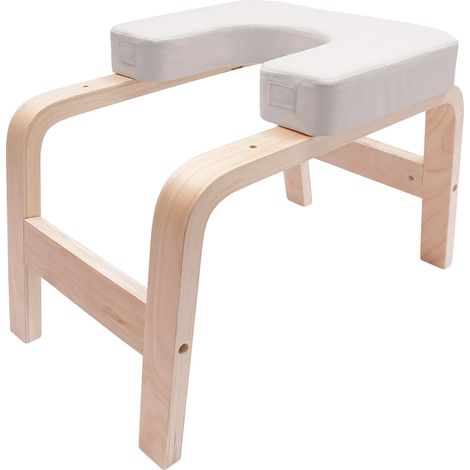 Banc de tête en yoga, coussin robuste, utilisation polyvalente, Blanc (1/2)