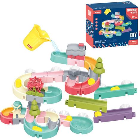 DIY-Badespielzeug – 62-teiliges, vormontiertes Badespielzeug für Kinder, Wasserspielzeug (1/5)