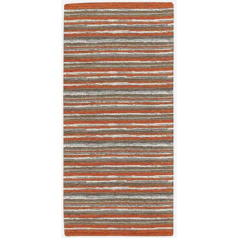 Tappeto passatoia cucina bagno lavabile antiscivolo Laos Orange