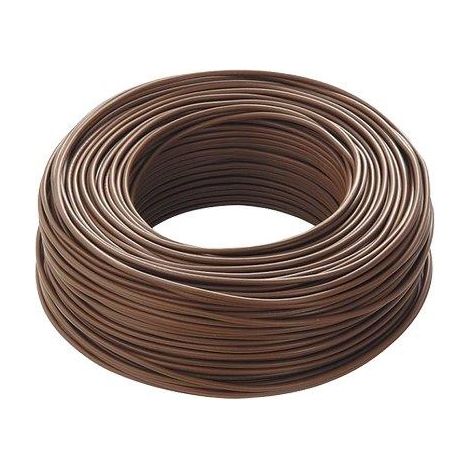 CAVO ELETTRICO UNIPOLARE FS17 RAME/PVC MARRONE N°XMMQ 1X1,5 CF=MT 100