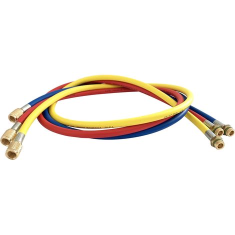 Flexible 4M F1/2" ACME x M14x1.5mm jaune pour station de recharge de climatisation - SA 8737 - CLAS Equipements