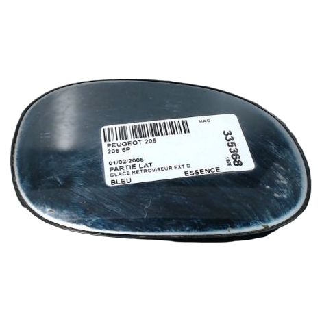[PRODUIT D'OCCASION] Glace Retroviseur Exterieur D PEUGEOT 206 5p ♻️ Ref Oe. 8151qq - Garantie à vie (1/2)