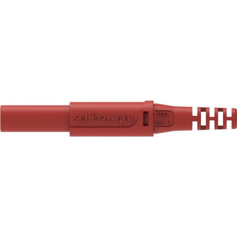 Schützinger DI SFK 30 S Ni / OK / RT Fiche à ressort de sécurité rouge 1 pc(s)