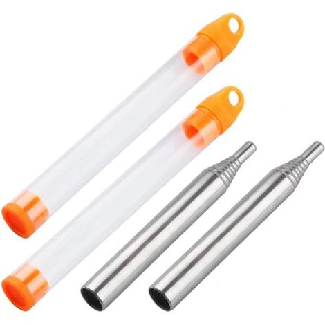 Soffietto tascabile Spitfire, confezione da 2, tubo telescopico per soffiare, strumento portatile per falò, pistola a soffietto per cucinare, picnic, barbecue, caccia, pesca, escursionismo e campeggio (1/5)