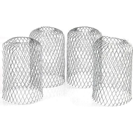 Crépine de gouttière, protection de descente de gouttière, crépine à feuilles réglable pour débris (1/5)