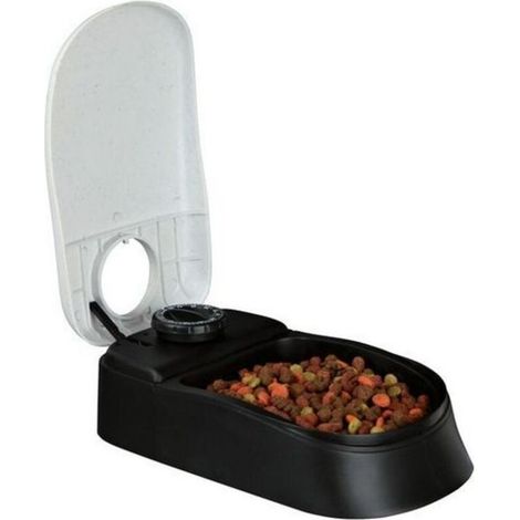 Distributeur automatique de croquettes 1 repas pour chien et chat. Désignation : Distributeur 24371