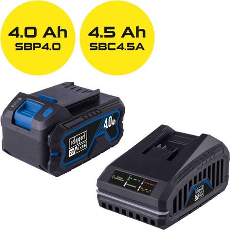 Batería del kit de arranque 20V litio 4,0Ah Cargador de batería 4,5A sbsk4.0-f (1/2)