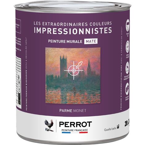 PEINTURE MURALE MATE PARME MONET 500ML - PERROT (1/3)