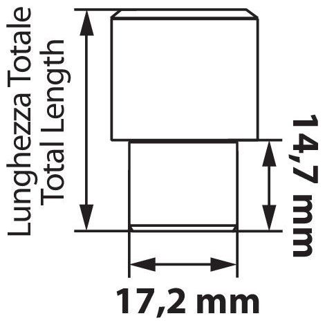 Dadi piatti, kit 4 pz - Ultra High Security - J030