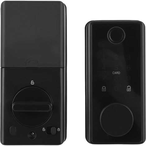 Fingerprint Password Locks Smart Thick Door Lock ABS Key Portable