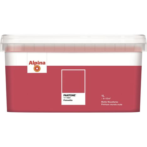 Alpina Wandfarbe Pantone matt poinsettia 1 L Innen
