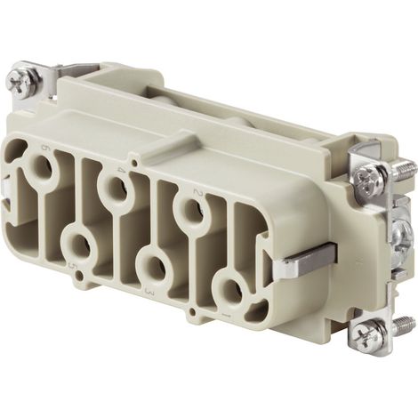 Embout de connecteur Weidmuller série HSB, 6 contacts , 35A, Femelle ( Prix pour 1 )