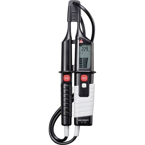 VOLTCRAFT VC 63 Tester di tensione a due poli CAT III 1000 V, CAT IV 600 V Acustico, LCD, LED