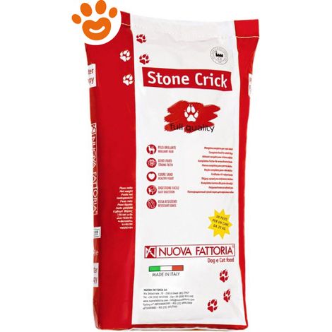 Nuova Fattoria Dog&Cat Stone Crick - Sacco 19 Kg - Cibo Secco Cani