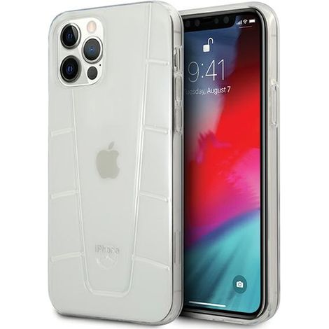 Funda rígida transparente Mercedes MEHCP12MCLCT para iPhone 12/12 Pro de 6,1 pulgadas. Línea transparente. (1/5)