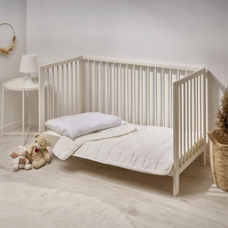 Couette Coton Bio Bébé - Coton issu de l'agriculture biologique - 75x120cm (1/2)
