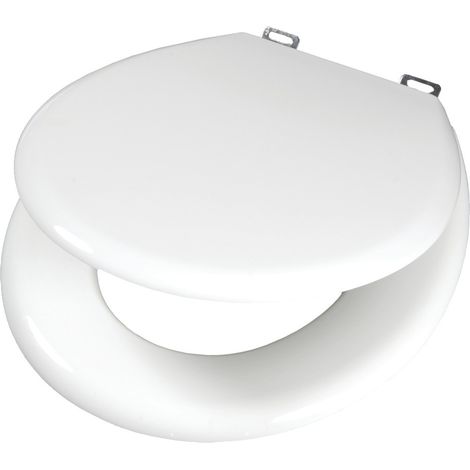 Abattant WC TRADITION anti-contact double noir - OLFA - 7AD00020201B (1/3)