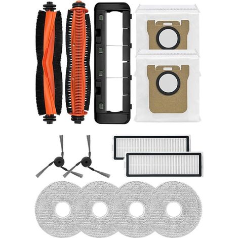 Kit de repuestos para la aspiradora robot Xiaomi Mijia 5 Pro OV21CN, que incluye cepillo principal, filtro, mopa, bolsa para el polvo y juego de accesorios. (1/5)