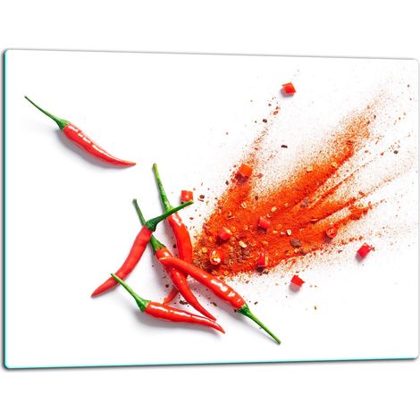 Schneidebrett aus Glas, 52x40 cm, Chili (1/5)