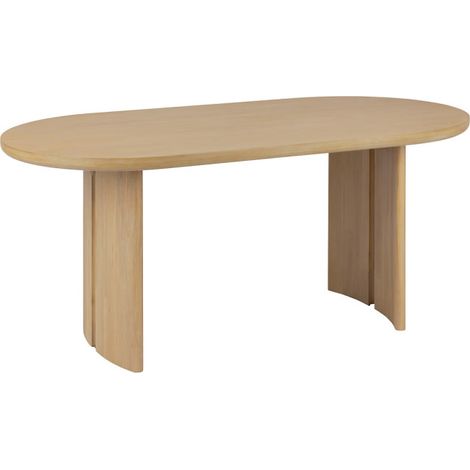 Table à Manger Design "Lousada" 180cm Naturel (1/5)